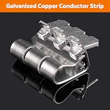 Tira conductora de cobre galvanizado