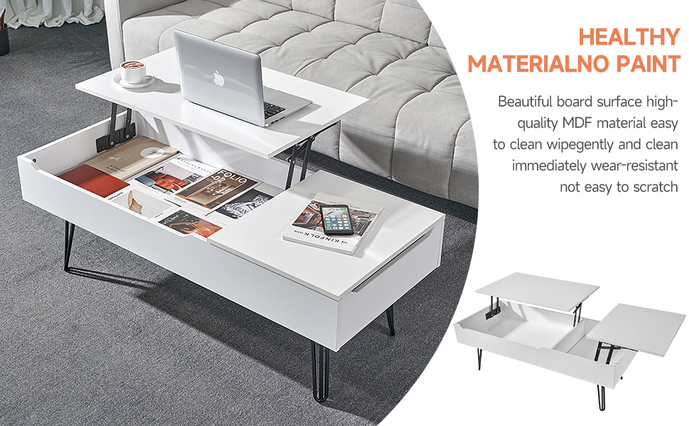 Table basse blanche