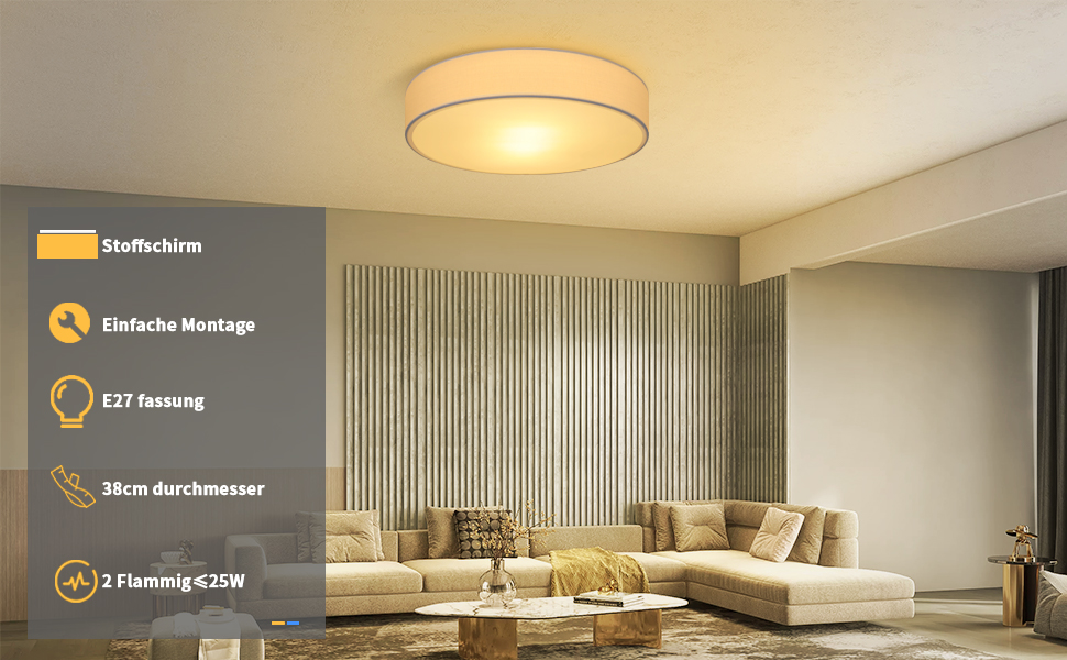 Modern Schlafzimmerlampe