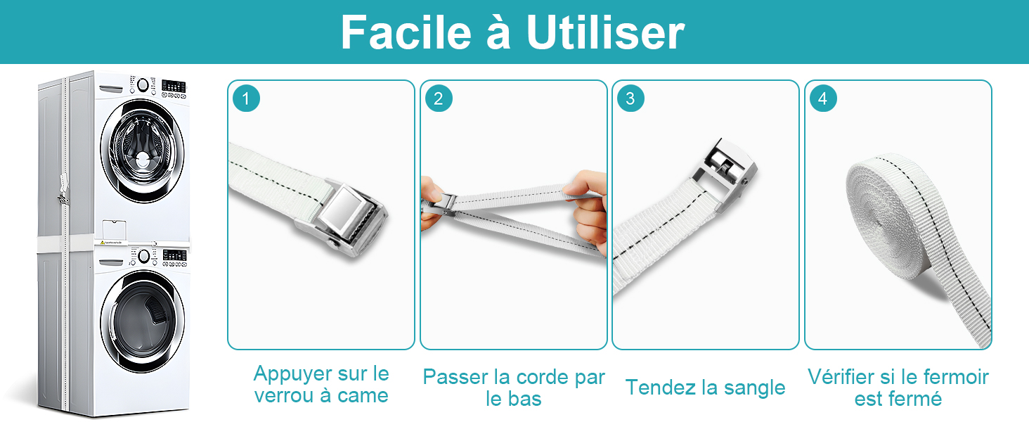 kit di impilamento per lavatrice e asciugatrice