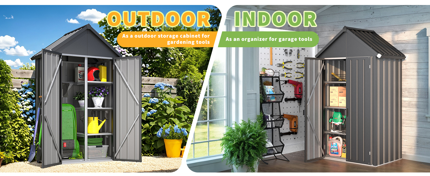 outdoor storage shed