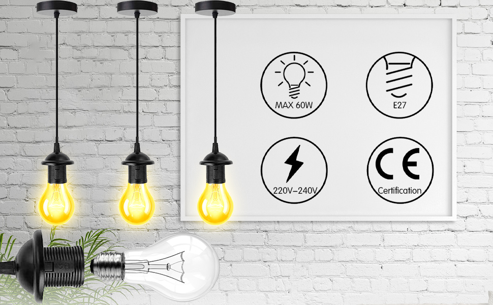 light bulbs on a white wall