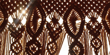 Macrame Curtain Wall Hanging