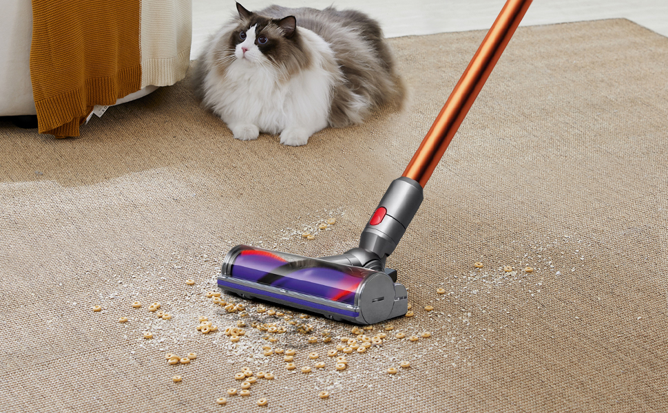 Odashen Tête d'aspiration pour aspirateur Dyson V8 V10 SV10 SV12 50 W