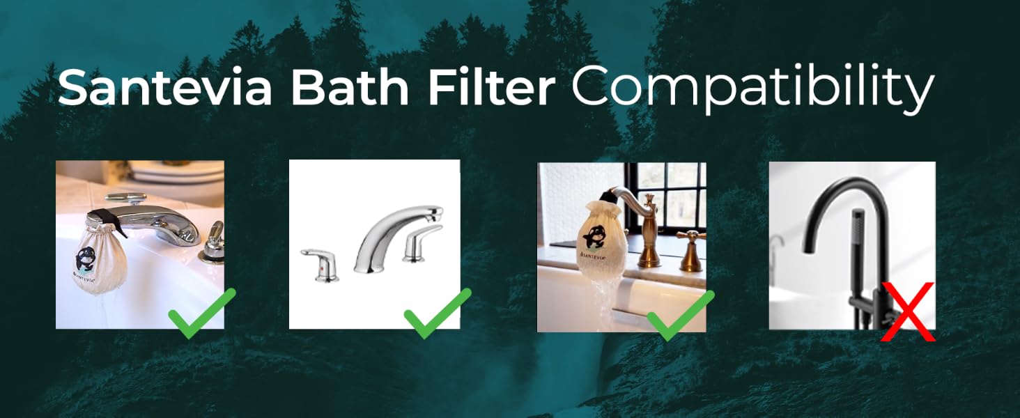 The different types of bath faucets that are compatitble with your bath filter