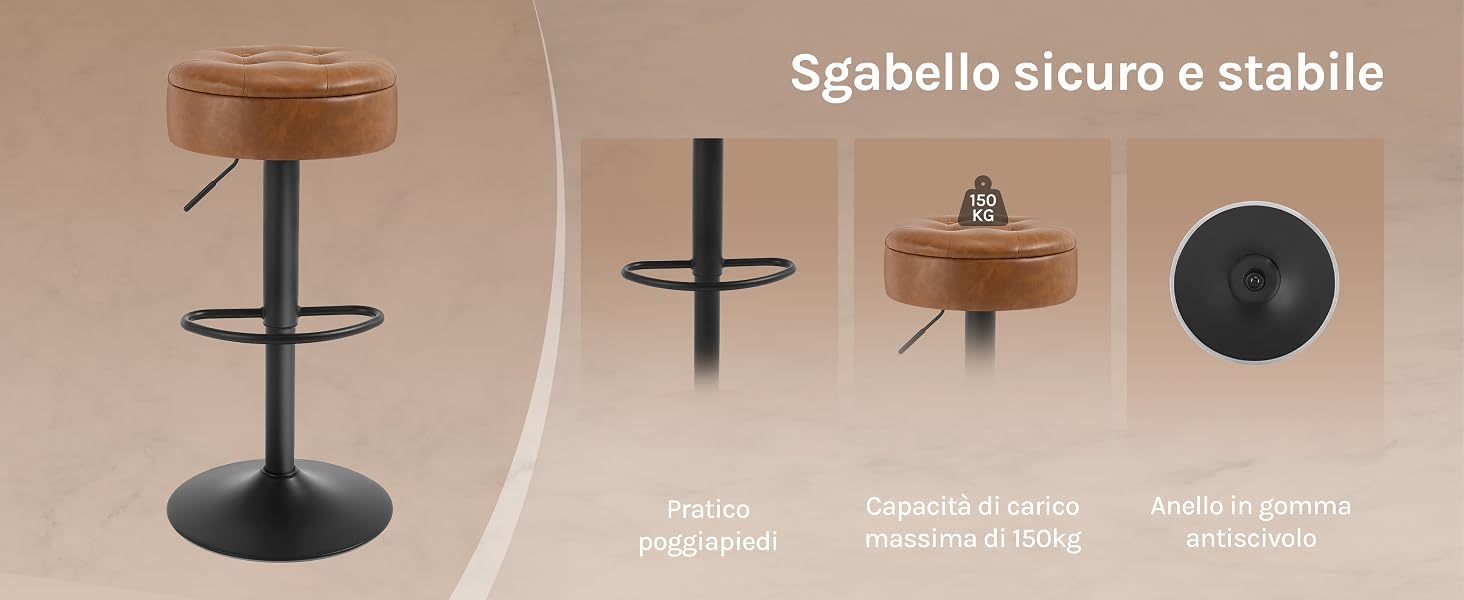 Sgabello da bar