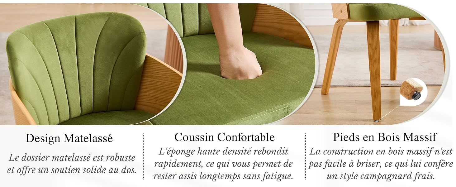 Chaise de salle à manger lot de 4