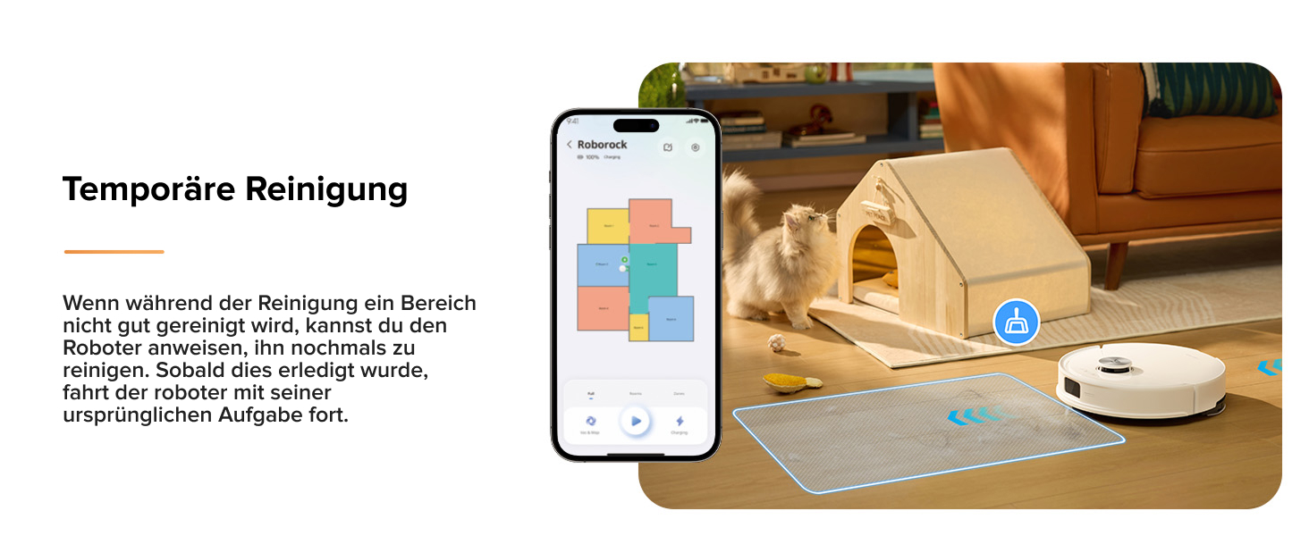 Temporäre Reinigung