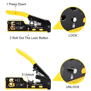 Pinzette Crimp RJ45