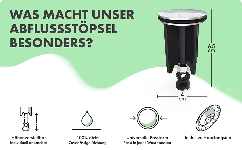 waschbeckenstöpsel abflussstopfen stöpsel waschbecken verschluss abfluss stopfen abflussstöpsel