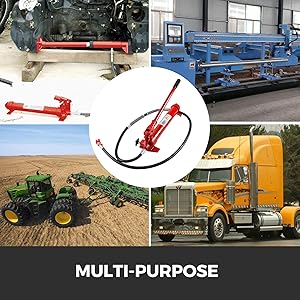 Cric Hydraulique Portable Puissant 2,0 m