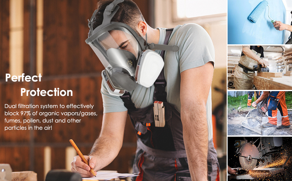 Reusable Full Face Respirator