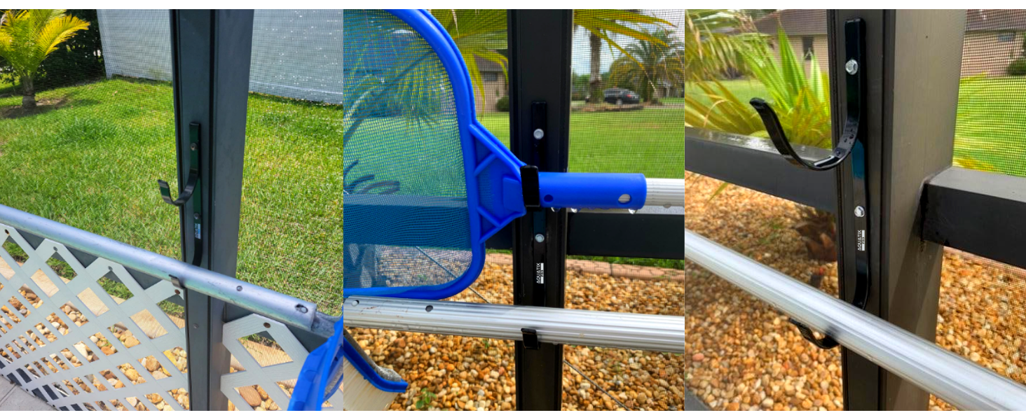 Organizador de accesorios para piscina