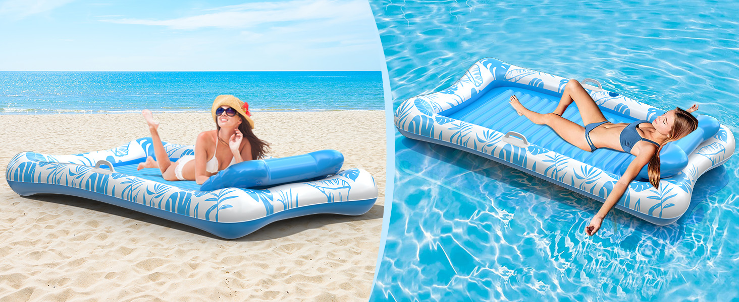 4-in-1 Suntan Tub Raft Floatie 
