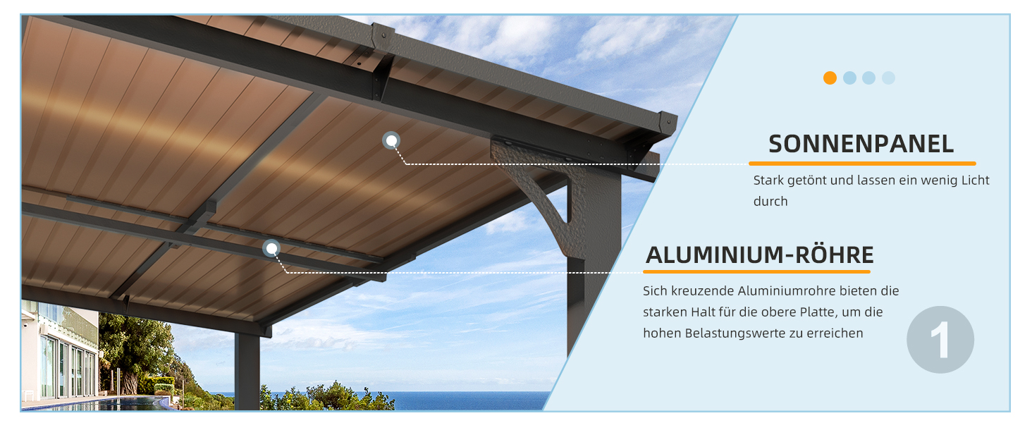 Aluminium-Pavillon