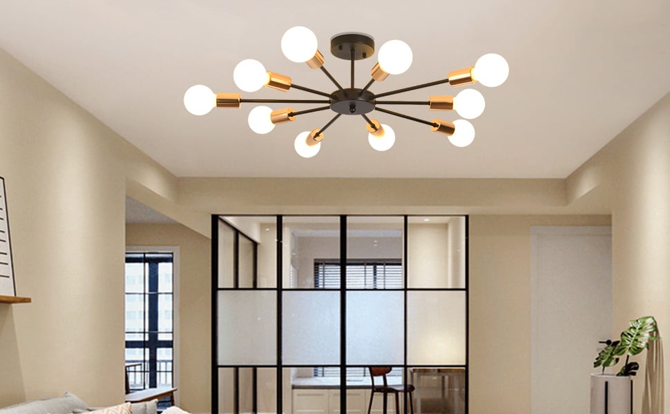 modern sputnik chandelier