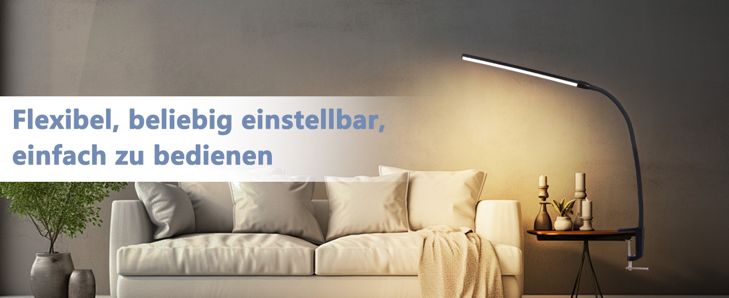 lampe de bureau pince 