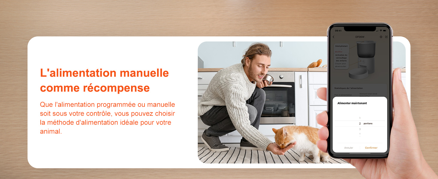 distributeur croquettes chat automatique