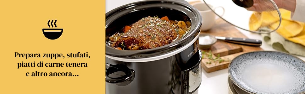 Crock-Pot per cucinare lentamente con facilità