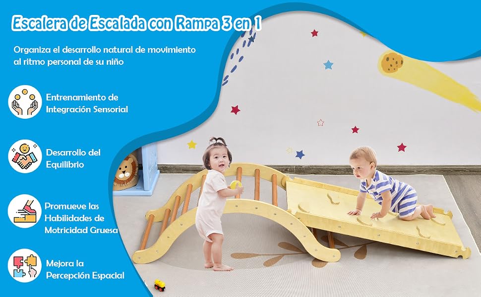  3 en 1 Escalada Plegable para Niños