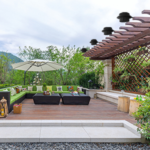 Lampes solaires de terrasse