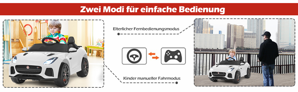 12V kinderauto elektro mit 2,4G-Fernbedienung elektroauto kinder auto kinderfahrzeug Musik Hupe