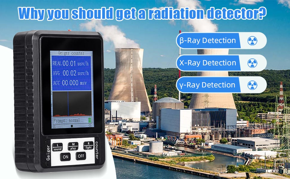 Geiger Counter – Dosimeter Radiation Detector for Measuring β、Y ...