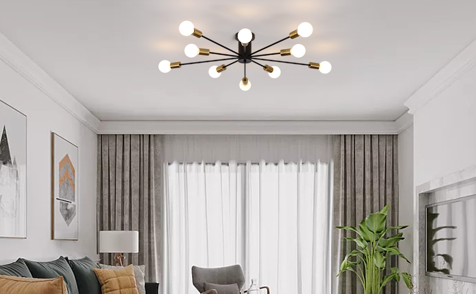 Modern Sputnik Ceiling Light