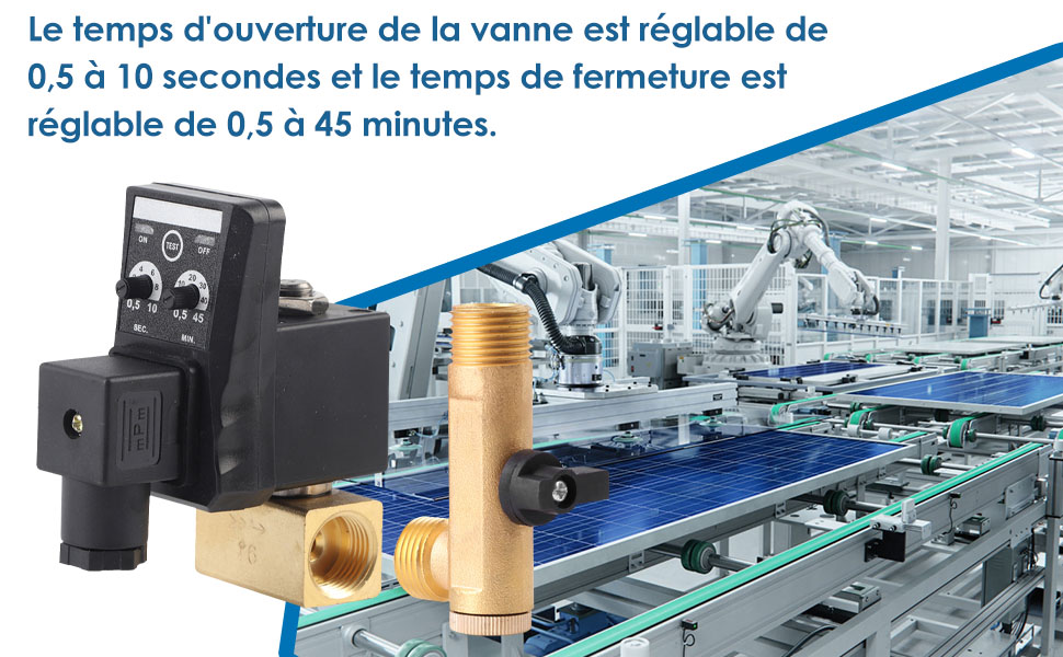 automatique pour la gestion des condensats de compresseur d'air(AC 230V)