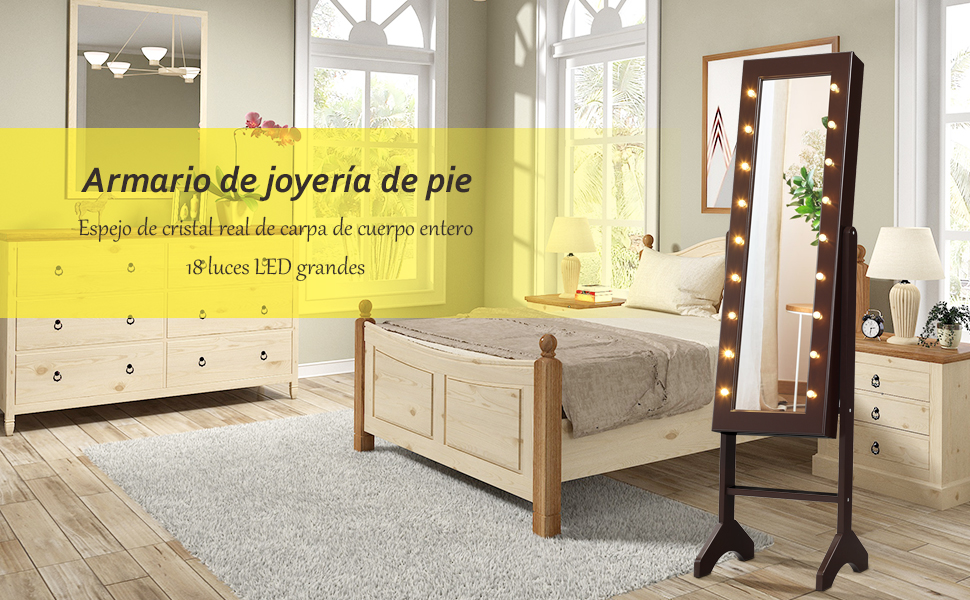 Armario para Joyas COSTWAY