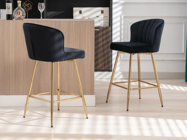 chaise bar velours