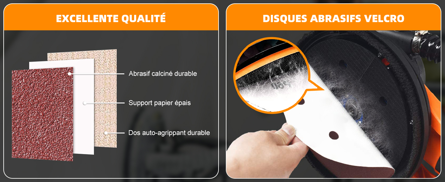 Quatre avantages du disque abrasif de 225 mm