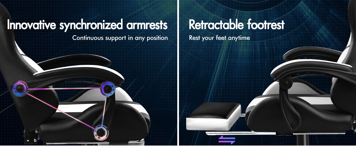 Adjustable chair features