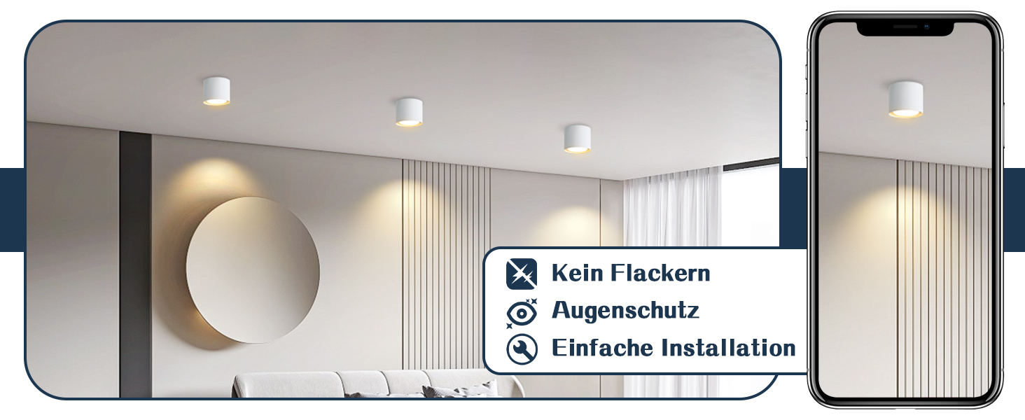aufbauleuchte gx53