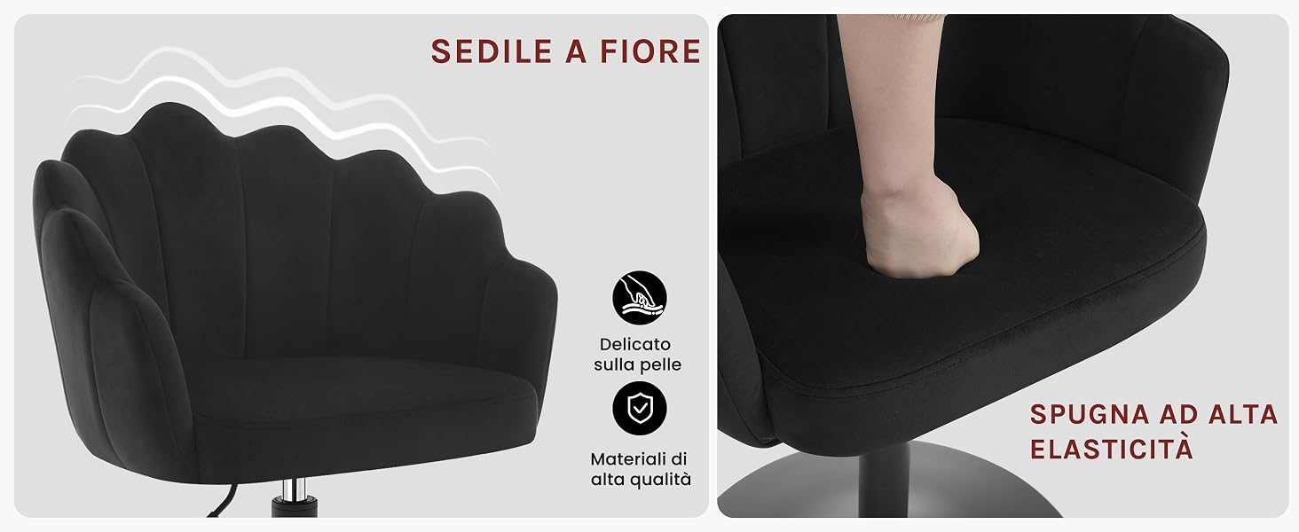 Sgabello da trucco