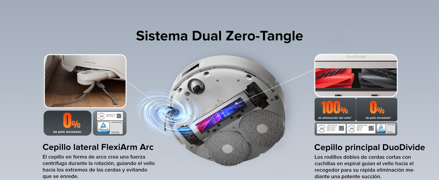 Aspiradora robot Roborock Qrevo Edge