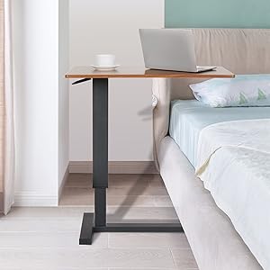 Tavolino Porta PC Tavolino Serviletto per anziani con Ruote Divano  Regolabile in Altezza Tavolino Servitore da Letto per Mangiare Cura  Postoperatorio