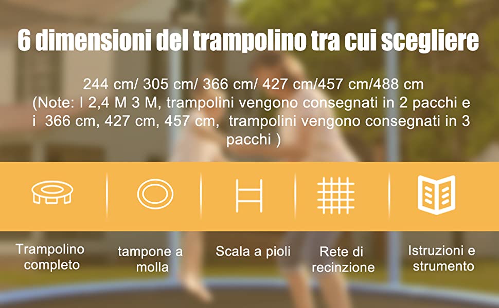 Trampolino GOPLUS
