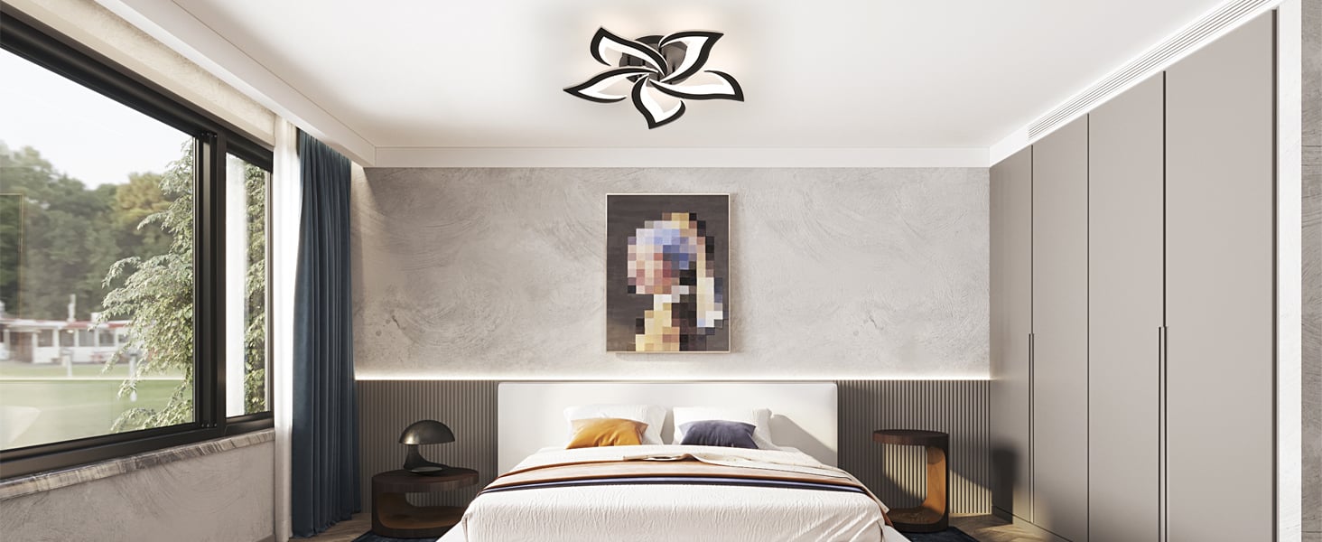 luminaire plafonnier fleur