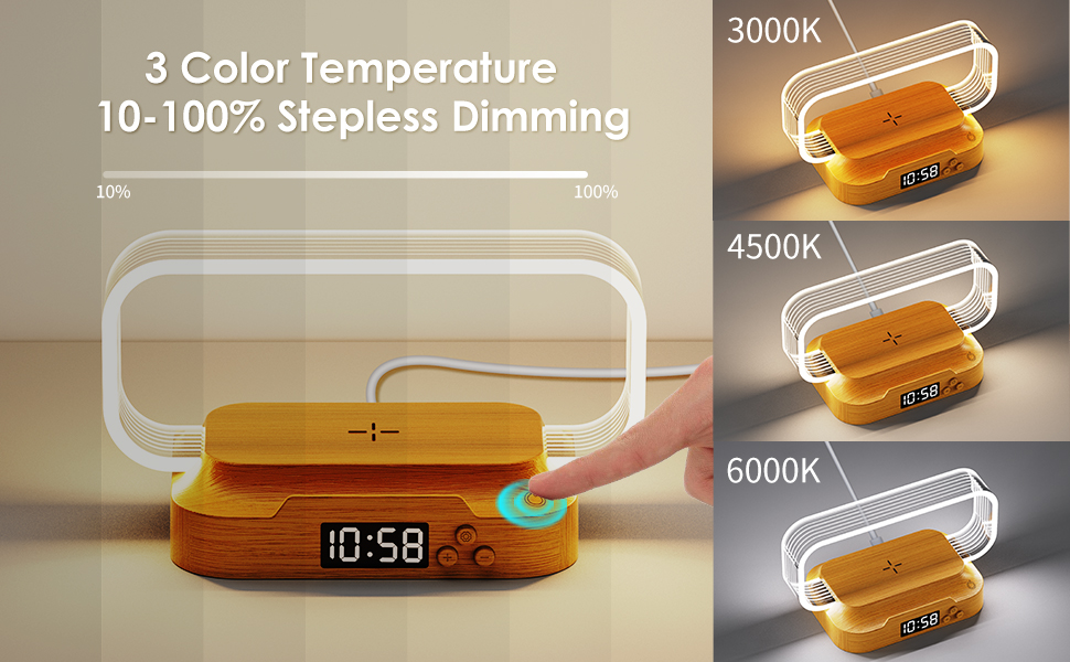 Lámpara de mesa pequeña para dormitorio