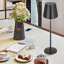 led Lámpara de mesa con cable