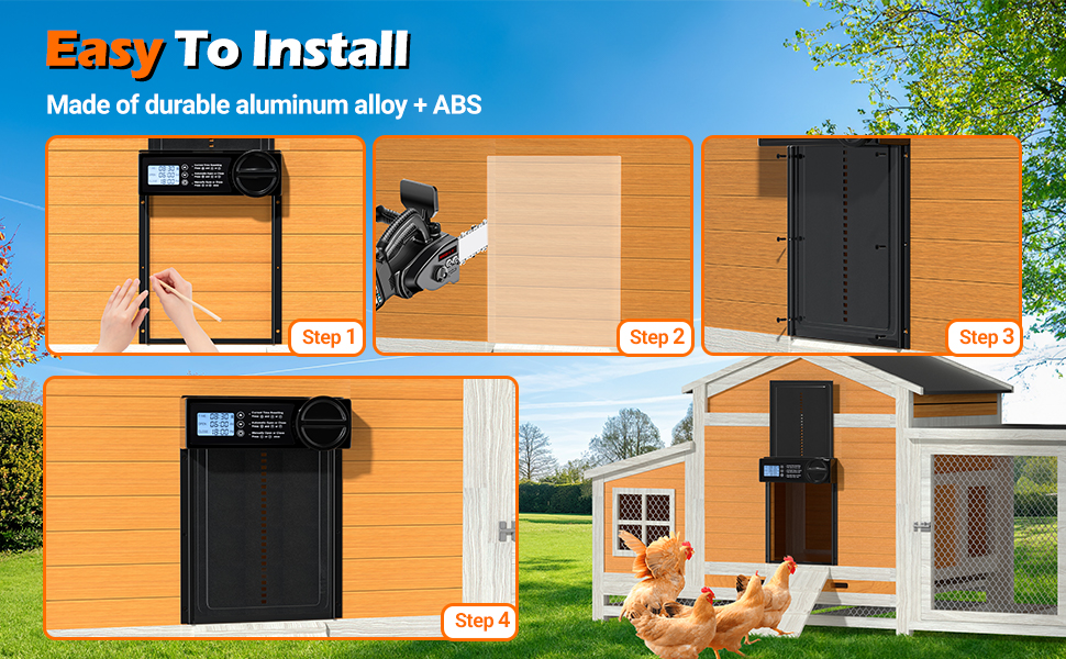 automatic coop door