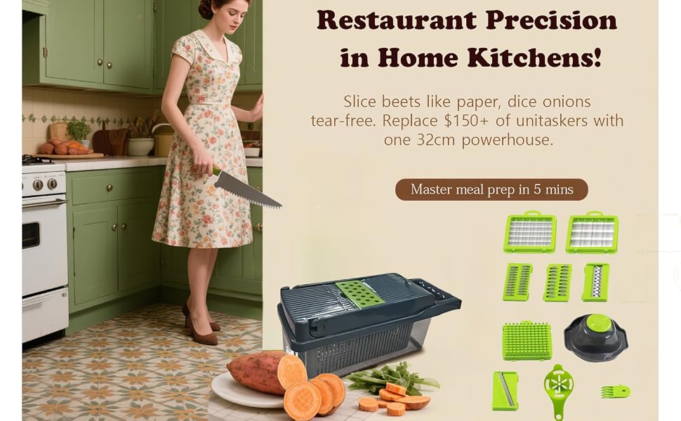 Picadora de alimentos con recipiente