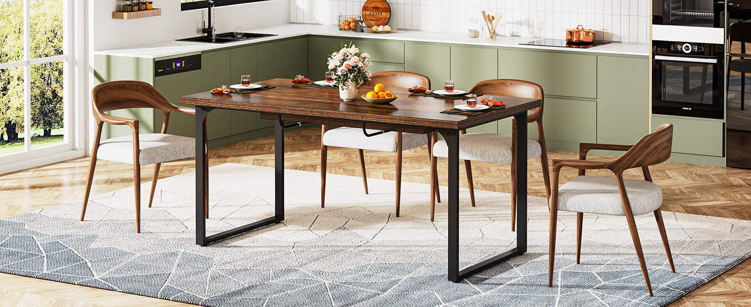Tribesigns Extendable Dining Room Table