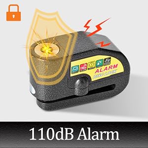 disk lock alarm