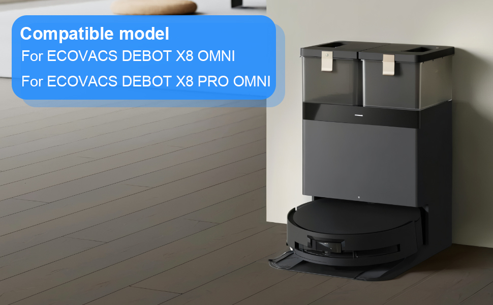 Fixbetter Kit d'accessoires pour Ecovacs Deebot X8 Pro Omni 
