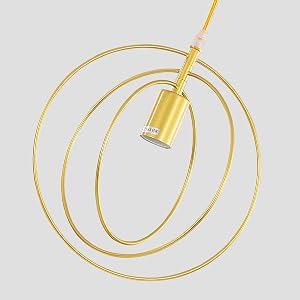 lampara oro cocina