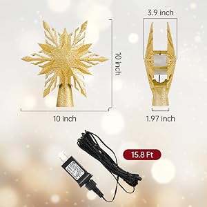 christmas tree star topper