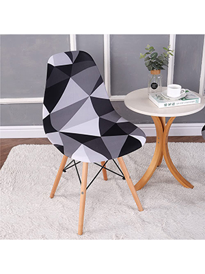 Housse de Chaise de Salle à Manger Scandinaves Extensible Moderne Lavable Cuisine   Décor Jacquard