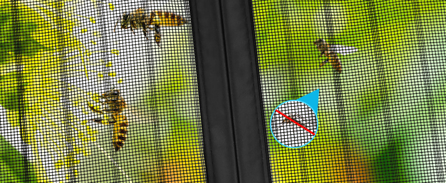 MYCARBON magnetic screen door for a summer free of mosquitoes and flies.